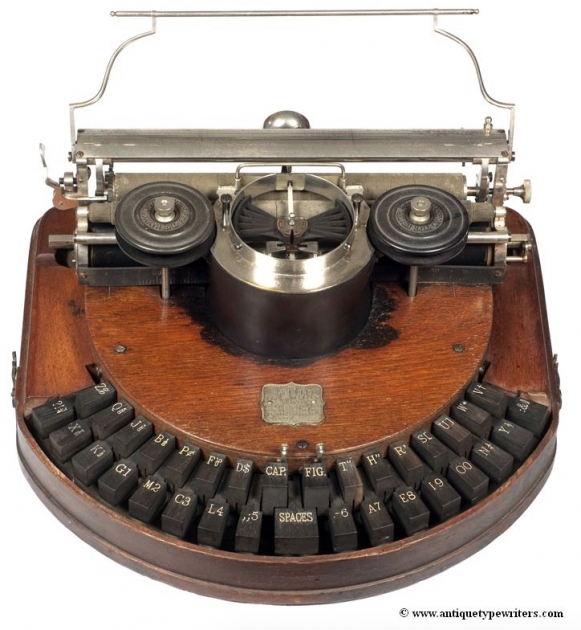 1885 Hammond 1 on the Typewriter Database